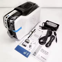 Impresora Térmica Original Zebra ZC100 Máquina de Impresión de Tarjetas de PVC a una Cara Impresora Portátil de Tarjetas de Identificación