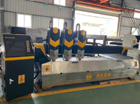 Machine de gravure planaire sur pierre CNC 3 axes avec broche à refroidissement par eau