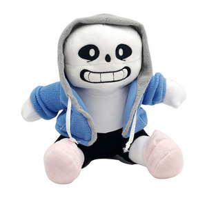 23cm Sans <span class=keywords><strong>Undertale</strong></span> ตุ๊กตาผ้ากำมะหยี่เกม <span class=keywords><strong>Undertale</strong></span> Sans ของเล่นตุ๊กตายัดไส้นุ่มของเล่นสำหรับเด็กวันเกิดของขวัญคริสต์มาส - Product Image 1