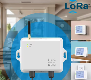 Controlador de CO2 de Doble Canal con Comunicación LoRa, Control de Ventilación Interior para Hogar, Escuela, Hotel, Gimnasio, Monitor de CO2 - Product Image 4