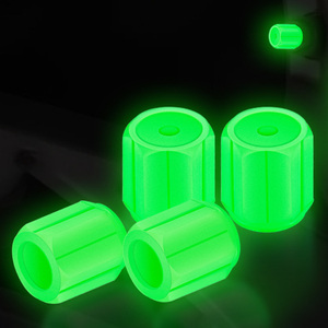 Capuchons de valve de pneu lumineux OEM colorés en ABS, qui brillent dans le noir pour voiture, vélo, moto - Product Image 3