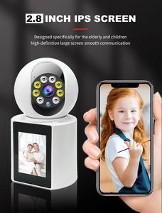 Ai กล้องเฝ้าระวังทารก, หน้าจอ IPS 1080P วิดีโอคอลคืนวิสัยทัศน์เครื่องเล่นกล่อมเด็กไร้สายกล้องพี่เลี้ยงเด็ก - Product Image 6