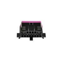 Conector OBD2 Hembra de 16 Pines 3A0 972 695 con Moldeo por Inyección, Impermeable IP66-IP67 para Puerto de Diagnóstico de Automóviles VW y Audi
