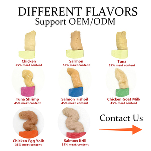 Snacks para Mascotas, Sopa de Carne para Gatos, 3 Sabores: Salmón, Atún y Pollo, Tiras de Carne para Gatos al por Mayor, Nutrición para Mascotas Jóvenes, Alimento Engordador para Gatos - Product Image 2