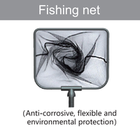 LEECOM Épuisette à mailles fines pour aquariums et accessoires – Vente directe usine – Épuisette de sécurité pour la capture de poissons, le nettoyage des crevettes et des débris de réservoir