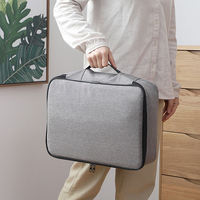 Sac de rangement de documents de voyage grande capacité en gros, étanche, pour certificats, passeports et cartes, sac organisateur