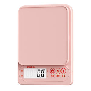 अनुकूलित गुलाबी डिजिटल रसोई पैमाने उच्च परिशुद्धता छोटे घरेलू भोजन बेकिंग स्केल सटीक वजन मापने उपकरण प्लास्टिक - Product Image 5