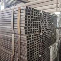 Proveedor Principal de Alibaba, Tubo de Acero Rectangular de Pared Gruesa con Tamaño Personalizado, Precio de Fábrica, Tubo Cuadrado de Acero al Carbono