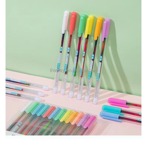 Bolígrafos de Tinta de Gel de Color Pastel con Punta Extra Fina de 0.8 mm para Papel Negro, Bolígrafos Promocionales de Plástico para Dibujar y Escribir en el Diario - Product Image 5