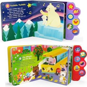 Libro con Módulo de Sonido de Nuevo Diseño para Bebés, Desarrollo del Lenguaje, Encuadernación Perfecta, Logotipo Personalizado con Canciones Infantiles - Product Image 3