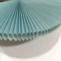 Tissu de rideau en nid d'abeille non tissé avec trous de ventilation intégrés, occultant à 100 % et anti-UV, pour porte de séparation simple de 20 mm, vente en gros