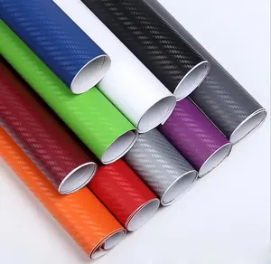 Car Wrap Vinyl Sticker involucro in vinile in fibra di carbonio pellicola vinilica in fibra di carbonio 3D senza bolle per l'avvolgimento dell'auto