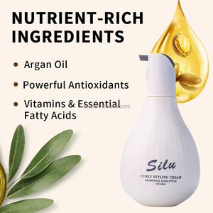 ครีมจัดแต่งทรงผม argan น้ำมัน Argan ครีมผมหยิกเบาครีมป้องกันผมหยักศก - Product Image 5