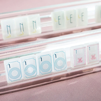 Tuiles décoratives en nacre blanche pour la maison de mahjong, tuiles de mahjong en nacre blanche, tuiles en nacre blanche