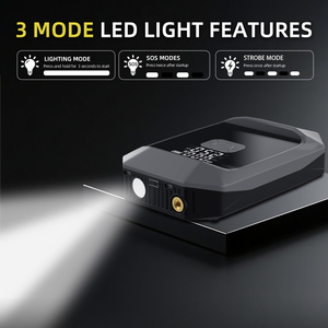 Arrancador de Coches 4 en 1 OEM de 12V <span class=keywords><strong>con</strong></span> Bomba de Aire, Inflador de Neumáticos Portátil, Cables de Arranque, Carga Rápida y Luz LED para <span class=keywords><strong>Coche</strong></span> y Camión - Product Image 4