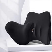 Coussin de soutien lombaire ergonomique pour chaise de bureau et siège de voiture - Coussin de soutien dorsal en mousse à mémoire de forme pour soulager les douleurs lombaires