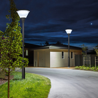 Lampe de jardin solaire LED DC 500W haute luminosité OEM/ODM avec batterie LiFePO4, étanche IP65, 15 heures d'autonomie, détecteur de mouvement, télécommande/sans fil
