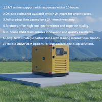 Générateur diesel mobile Volvo 150 kVA 180 kVA 200 kVA 220 kVA 250 kVA, groupe électrogène diesel, générateur à refroidissement par eau, générateur de communication