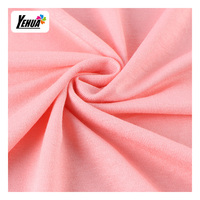 Tissu tricoté respirant en gros, 150-200 g/m², 35 % coton, 65 % polyester, pour la fabrication de t-shirts, tissu jersey simple TC
