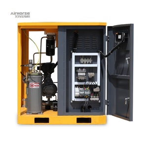 เครื่องอัดอากาศแบบสกรู Airking Stationary 4KW 5.5HP 7.5kw 10hp ระบายความร้อนด้วยอากาศ ขับเคลื่อนด้วยสายพาน แบบเงียบ หล่อลื่นด้วยน้ำมัน ได้รับการรับรองมาตรฐาน CE ASME ISO - Product Image 2
