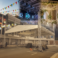 Système d'affichage portable pliable en alliage d'aluminium pour les expositions et les événements en plein air, certifié TUV