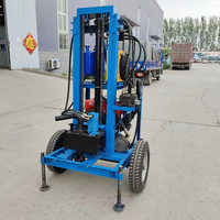 Petit foreuse de puits d'eau avec remorque, moteur Diesel de 18 cv, chine, fournisseur vérifié