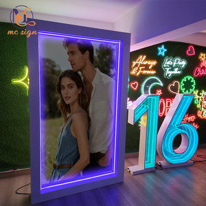 Cornice Fotografica Personalizzata con Retroilluminazione LED RGB per Decorazioni di Matrimoni, <span class=keywords><strong>Eventi</strong></span> e Esposizioni nei Centri Commerciali - Product Image 6