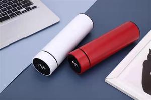 Thermometer Hot Sale Intelligent Temperature <b>Measuring</b> Stainless Steel Thermal Insulation Bottles with Custom - Product Image 5