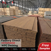 Plancher en composite bois-plastique (WPC) de qualité supérieure pour extérieur, antidérapant, imperméable, pour terrasse de jardin, facile à installer, durable