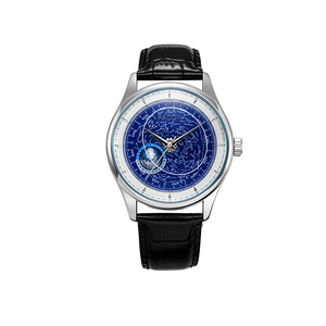 Reloj de Moda para Hombre, Moderno, Minimalista y de Lujo, con Logotipo Personalizado, Movimiento de Cuarzo, Correa de Cuero, Cristal, Caja de Aleación y Estuche - Product Image 4