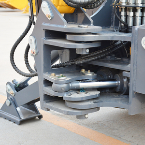 Venta caliente Nueva retroexcavadora diésel Mini 4x4 Rueda Tractor Excavadora Cubo Accesorios 3,5 Ton Motor Cojinete Engranaje - Product Image 6