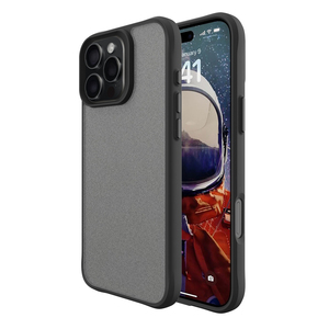 Coque de téléphone givrée mate translucide mince de luxe pour iPhone 16 Pro Max 13 12 11 Pro 15 14 Plus couverture grise antichoc en PC dur - Product Image 1