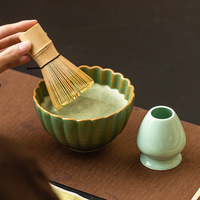 Fouet Matcha en bambou de haute qualité Ensemble de brosses Matcha faites à la main personnalisable Kit de démarrage pour les amateurs de café et de thé avec logo personnalisé
