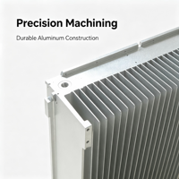 Dissipateur thermique en aluminium extrudé usiné CNC professionnel pour le refroidissement des processeurs de serveur et des infrastructures de télécommunications