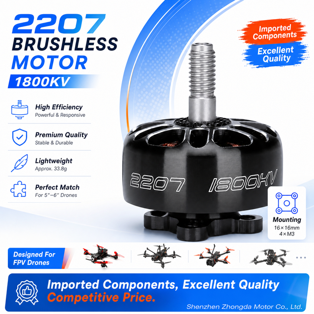 High Power Brushless DC Motor for FPV Drone 24V 48V BLDC Motor for UAV