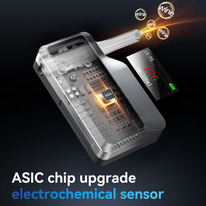 2025 Factory Price Roadway Safety <span class=keywords><strong>Breath</strong></span> Analyzer Respirar Anel Chave do Medidor para Testadores De Álcool De Célula De Combustível - Product Image 3