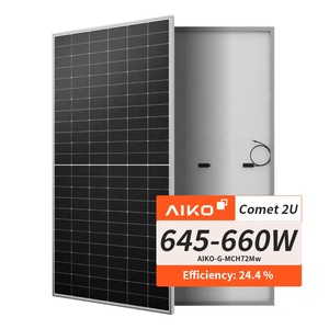 แผงโซล่าเซลล์ <span class=keywords><strong>Aiko</strong></span> N Type ABC 655W 650W 645W 640W W ระดับ - Product Image 1