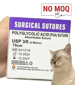 Suturas veterinarias con aguja PDO <span class=keywords><strong>PDS</strong></span> Poliglactina 910 Hilo de <span class=keywords><strong>sutura</strong></span> quirúrgica desechable absorbible PGA - Product Image 5