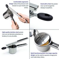 Râpe à pommes de terre personnalisée, outils pour fruits et légumes, râpe à pommes de terre en acier inoxydable
