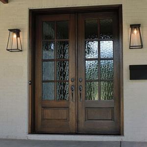 <span class=keywords><strong>Puertas</strong></span> de madera de doble entrada, accesorio decorativo de alta calidad para exterior - Product Image 1