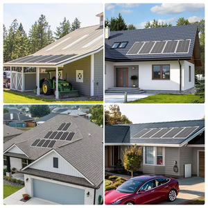 Tuile de toit solaire <span class=keywords><strong>photovoltaïque</strong></span> ETFE à <span class=keywords><strong>prix</strong></span> promotionnel, module solaire intégré, 2 en 1, haute efficacité résidentielle 22% - Product Image 6