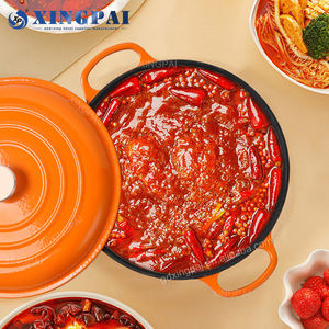 XINGPAI accessori da cucina in ghisa smaltata pentola per zuppa stufata pentole da cucina utensili da cucina forno olandese - Product Image 4