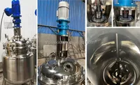 Cuve de stockage à agitation continue (CST) de 1000 L, cuve industrielle à chemise pour produits chimiques, réacteur mélangeur avec agitateur