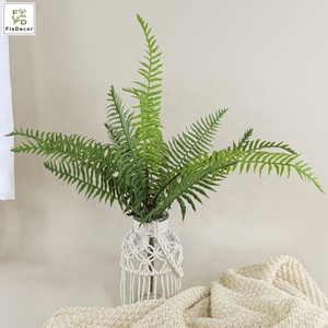 ขายร้อนคุณภาพสูง Fern ประดิษฐ์ใบสาขาใหญ่พลาสติกก้านสําหรับงานแต่งงานตกแต่งบ้านตกแต่ง - Product Image 3