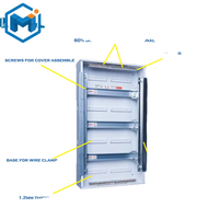 Boîtier de distribution MCB en plastique encastré pour tableaux de distribution, modèle Residence 45 voies