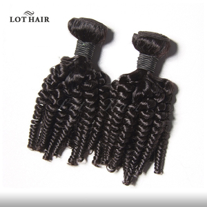 Extensiones de Cabello Humano Virgen Remy Brasileño, Rizado y Voluminoso, de Longitud Corta, Color Natural, Cabello Aunty Funmi, Sin Caída ni Enredos - Product Image 6