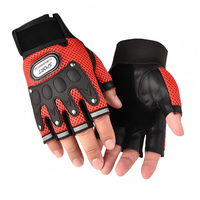 Gants de moto respirants en PU, nouvelle collection printemps-été, pour sports de plein air, vente en gros, demi-gants de moto à prix réduit