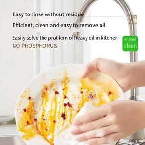 5KG <strong>Eco</strong>-Friendly Disposable Lemon Scented Catering Use Liquid Dishwashing <strong>Detergent</strong> for Tableware Mildly Acidic Gentle on Hands - Product Image 4