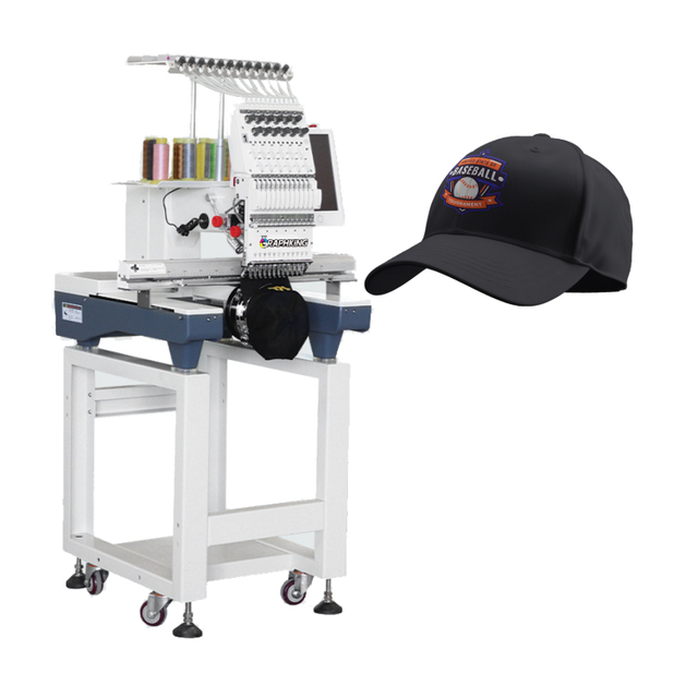 Graphking Home Use Single Head 12 Needle Computerized Embroidery Machine Flat Embroidery Machine Industrial Wholesale