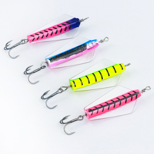 Señuelo Artificial VIB Devil Fish para Pesca de Trucha, Tipo Gusano, de Largo Alcance, Hundimiento Rápido, con Anzuelos de Acero Inoxidable, para Agua Dulce - Product Image 4
